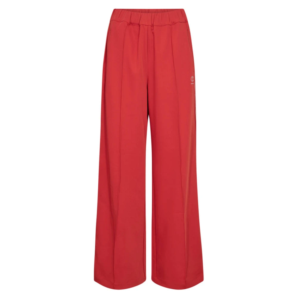 Co'Couture Rode Elegante Plooibroek Red Dames
