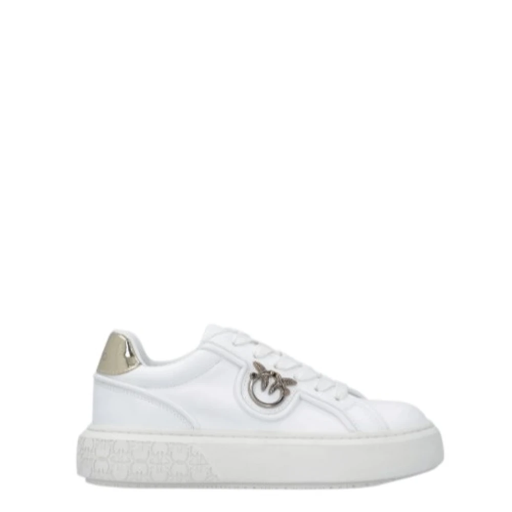 Pinko Women's White Yoko 06 Trainers - Sneakers - 7 Uk - Shoes