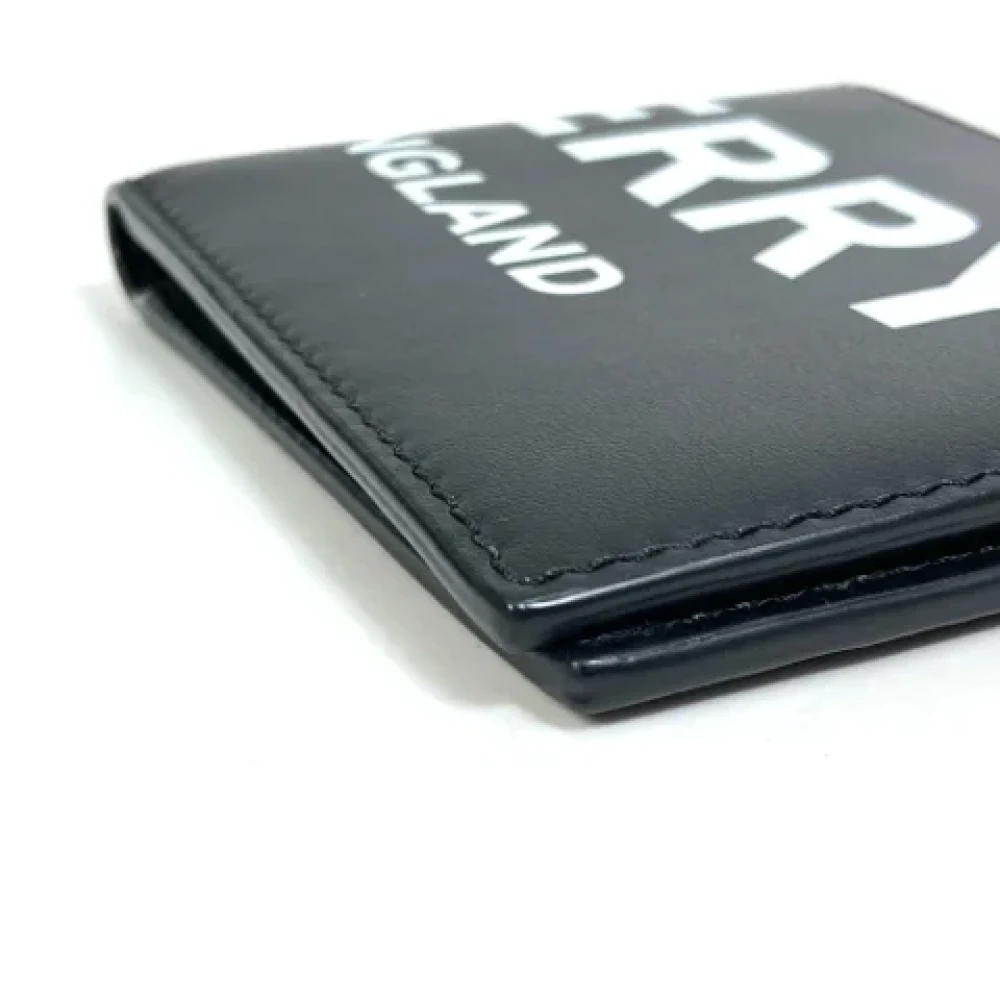Burberry Vintage Pre-owned Leather wallets Black Heren