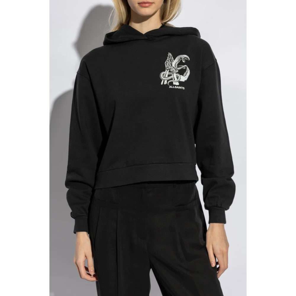 AllSaints Pippa Hoodie Black Dames