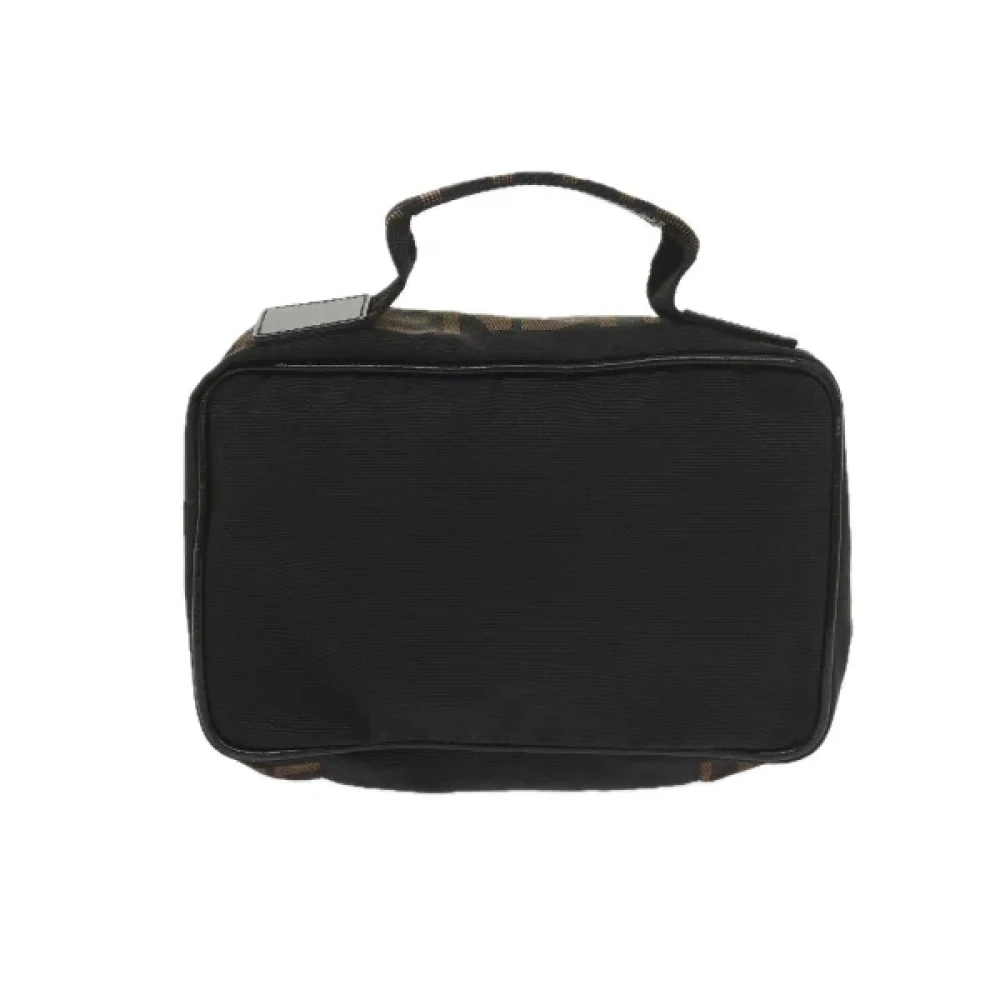 Fendi Vintage Pre-owned Nylon handbags Black Dames