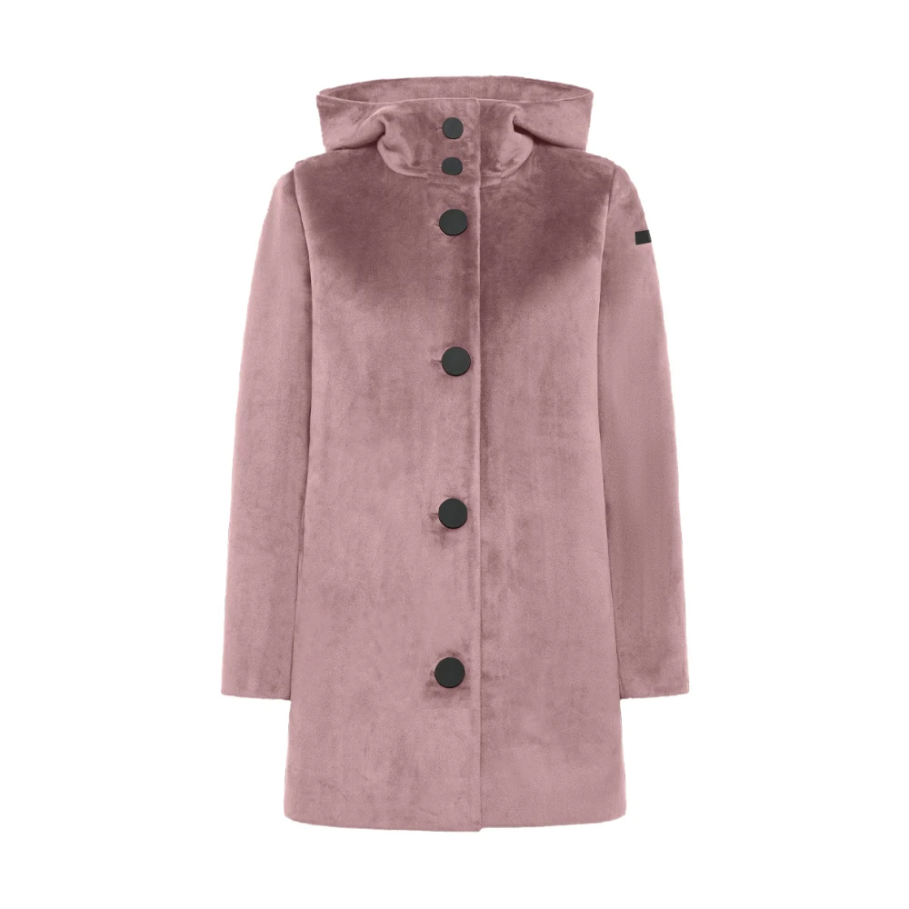 RRD Velvet Neo Parka Jas Pink Dames