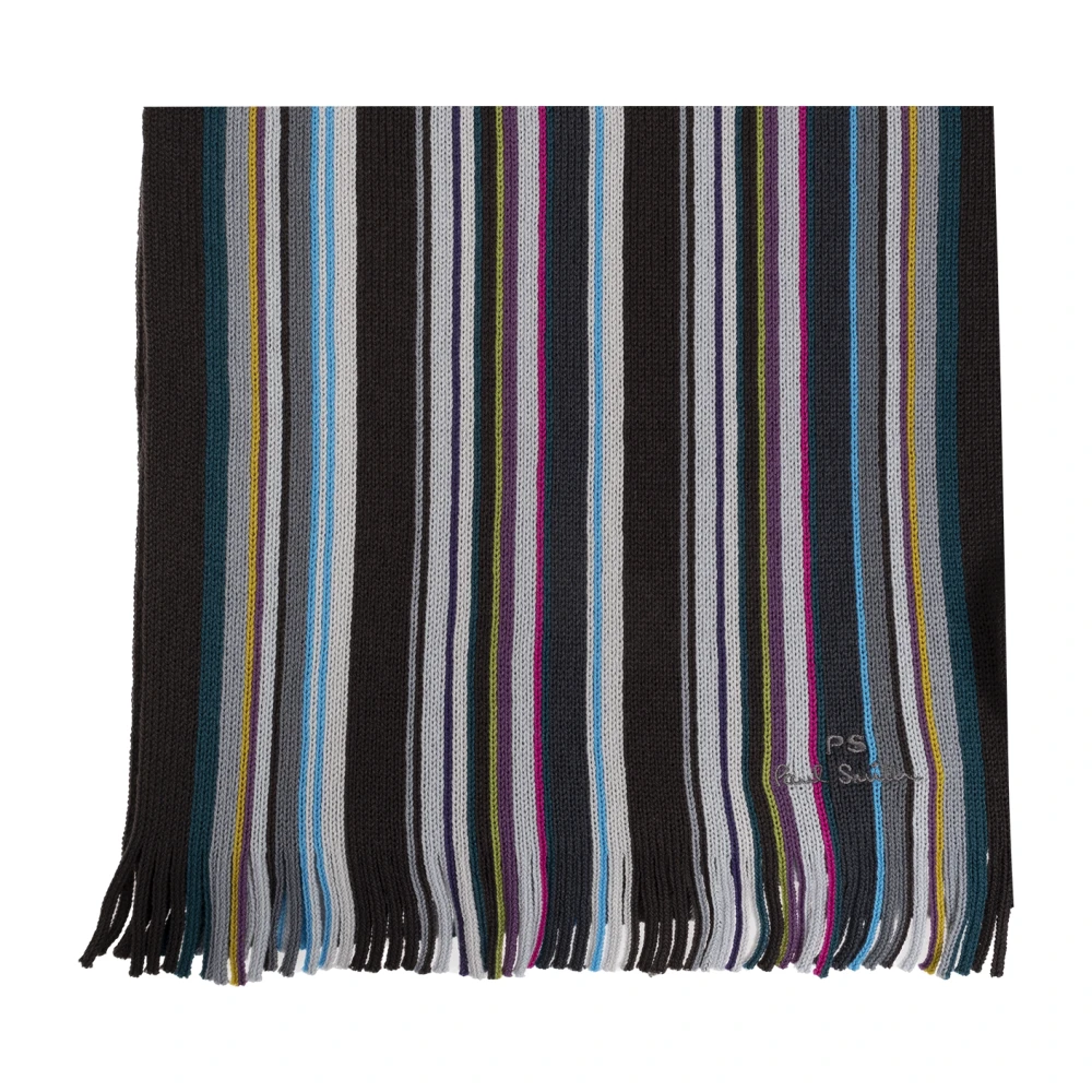 PS By Paul Smith Sjaal met streepjespatroon Multicolor Heren
