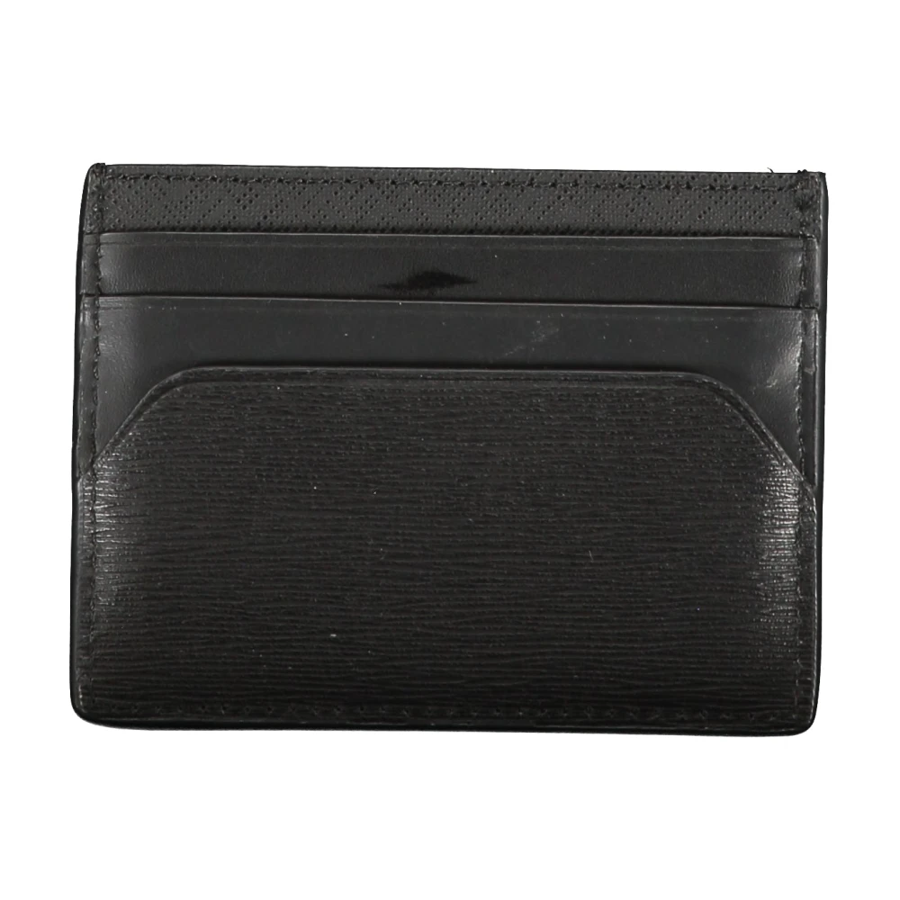 Tommy Hilfiger Heren Portemonnee Zwart Kaarthouder Centrale Zak Black Heren