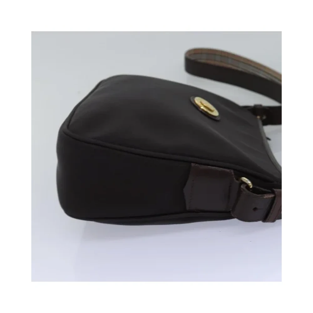 Burberry Vintage Pre-owned Leather shoulder-bags Brown Dames