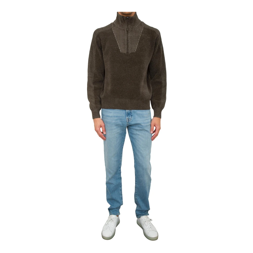 Armani Exchange Groene Pullover Sweater Stijlvolle Mode Green Heren
