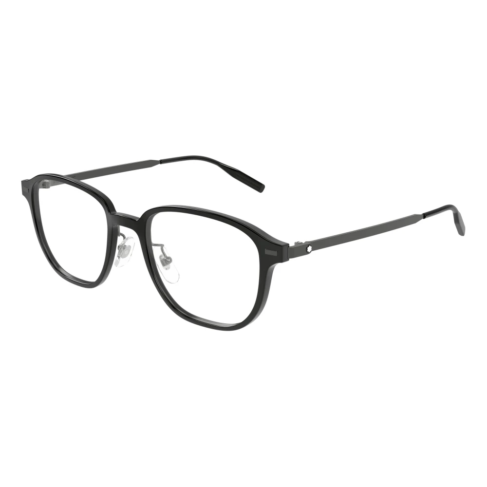 Montblanc Men's Black Glasses, 52 Mm, Optical Frame