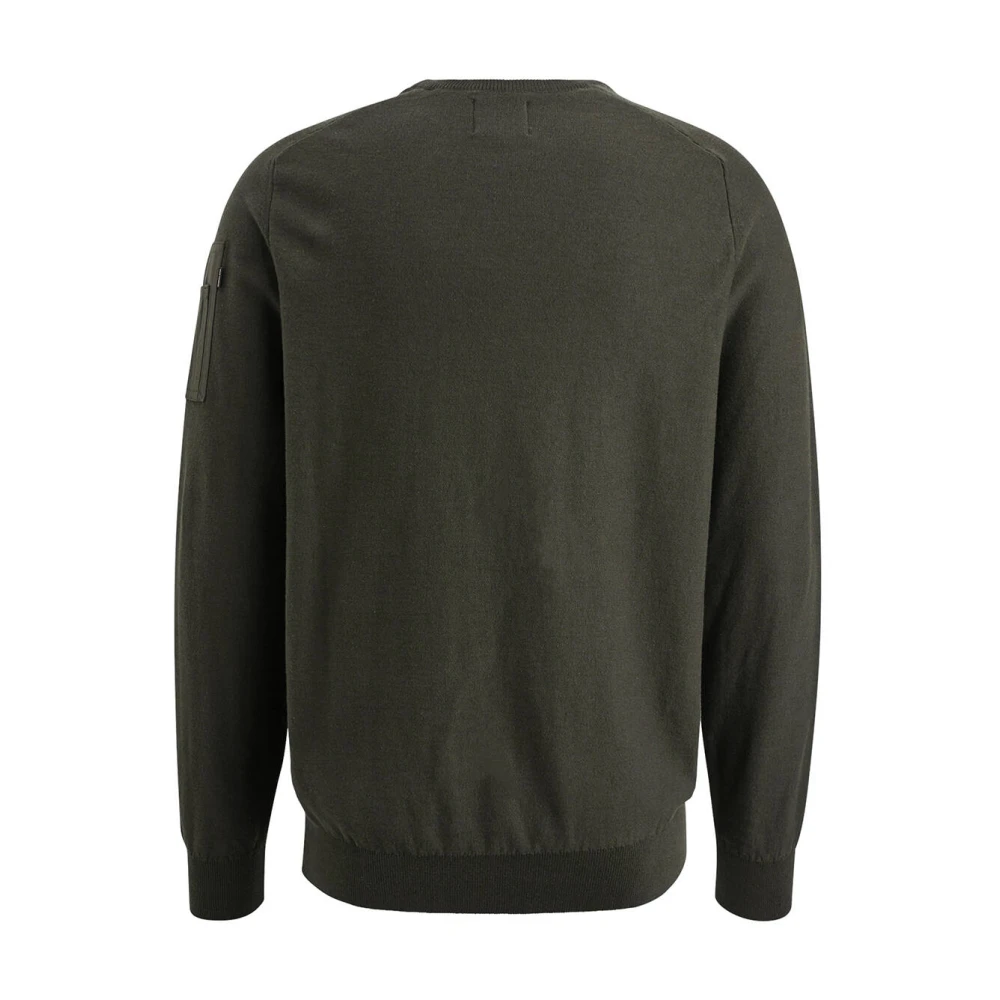 PME Legend Klassieke R-neck American Buckley Gebreide kleding Green Heren