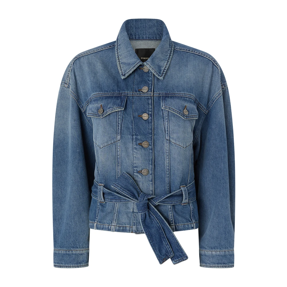 Pinko Women's Blue Denim Jackets - Shirts - Xs - Blouses & Shirts