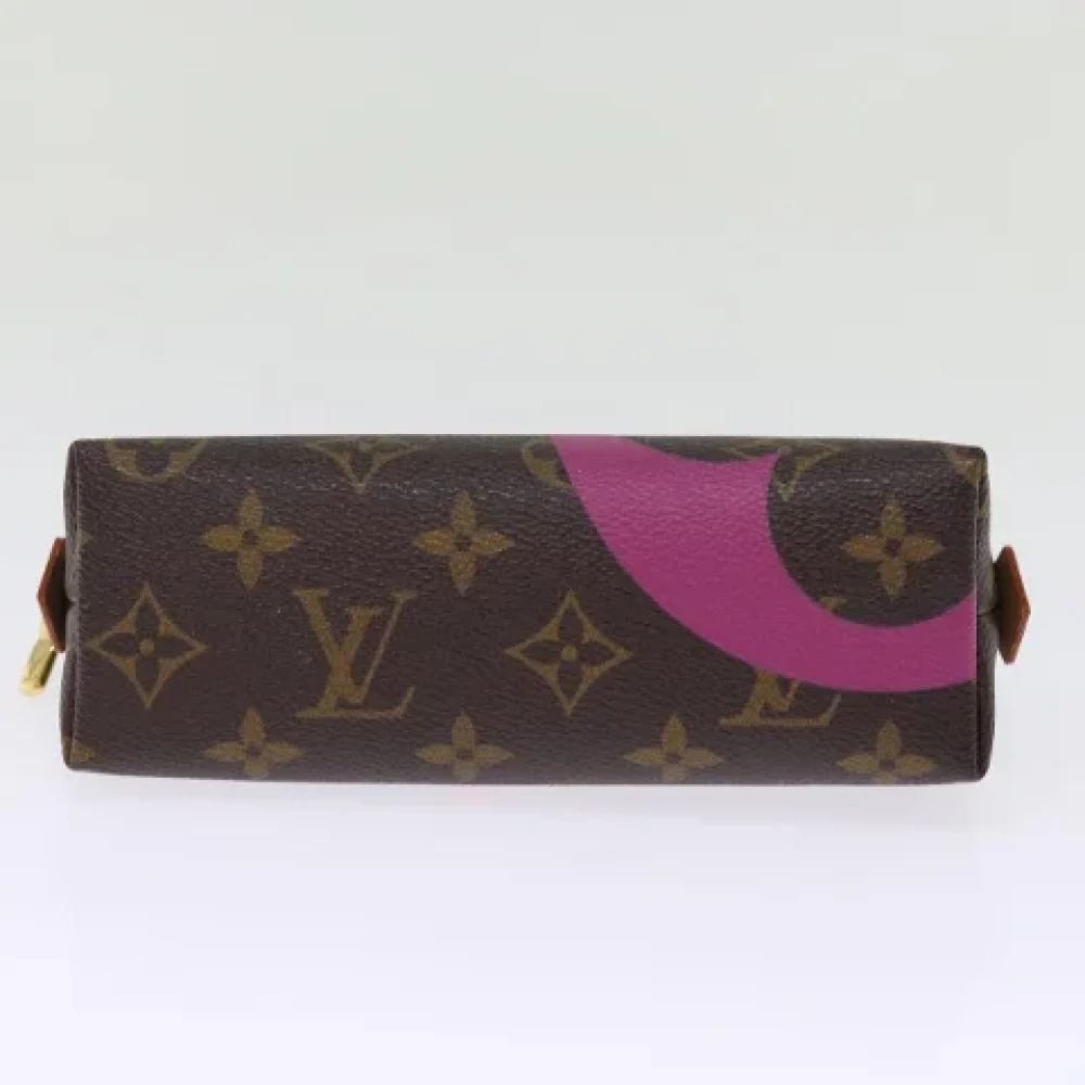 Louis Vuitton Vintage Pre-owned Canvas clutches Brown Dames