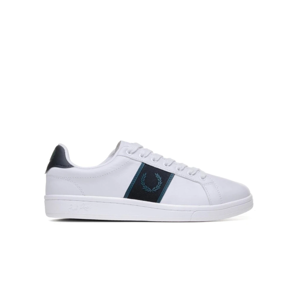 Fred Perry Men's White Minimalist And Sophisticated B721 Sneakers