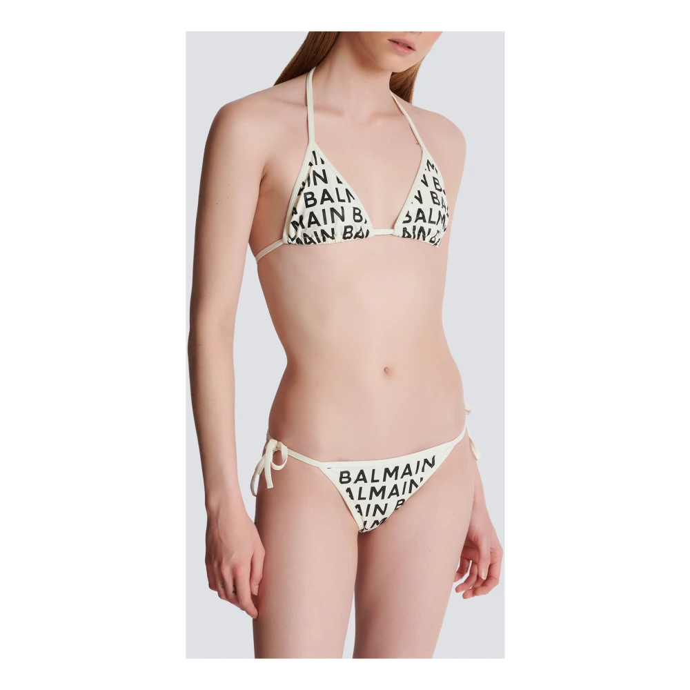 Balmain driehoek bikini White Dames