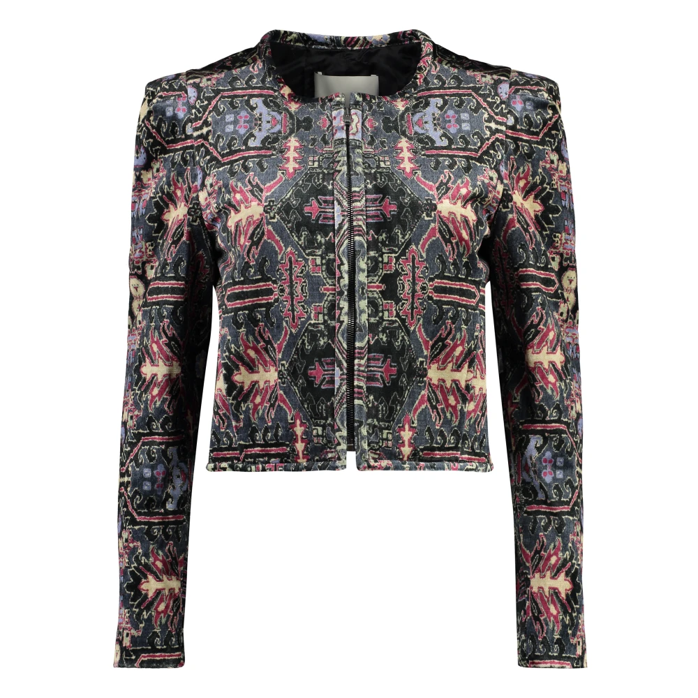 Isabel marant Valian Viscose-Katoen Blend Blazer Black Dames