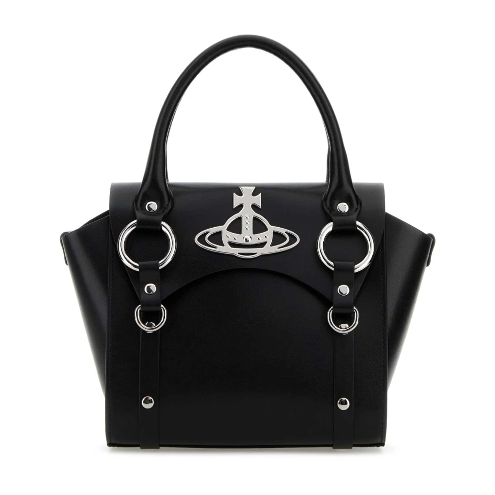 Vivienne Westwood Betty Zwarte Leren Handtas Black Dames