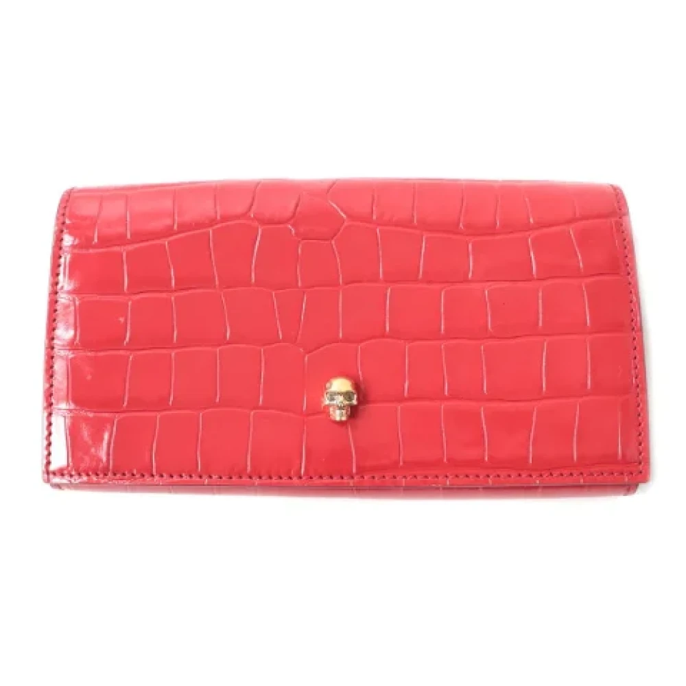 Alexander McQueen Pre-owned Fabric wallets Pink Dames