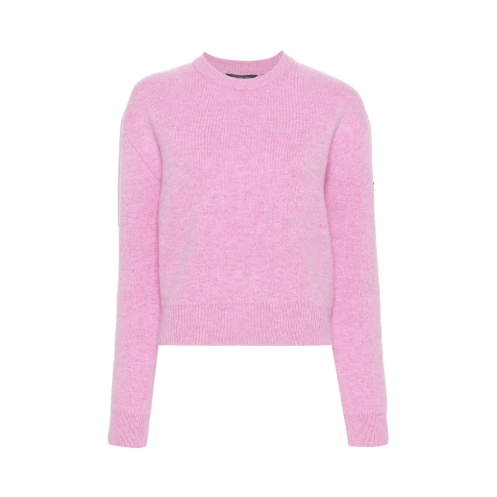 Balenciaga Rosa Logo Appliqué Tröja Pink, Dam