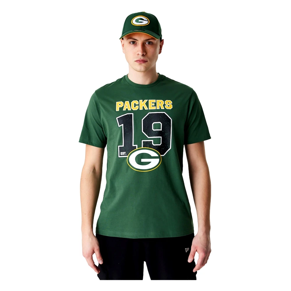 new era Groene Packers NFL Tee Green Heren