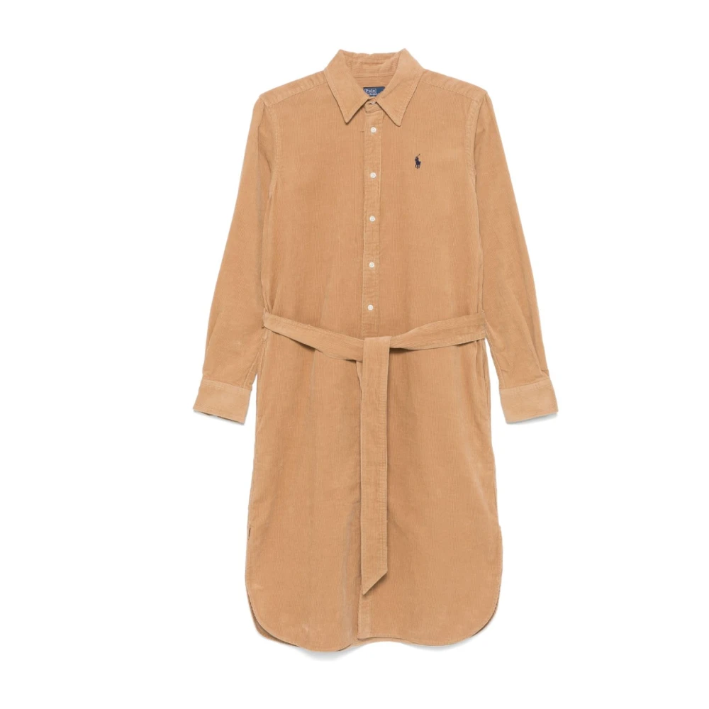 Ralph Lauren Overhemdjurk Beige Dames