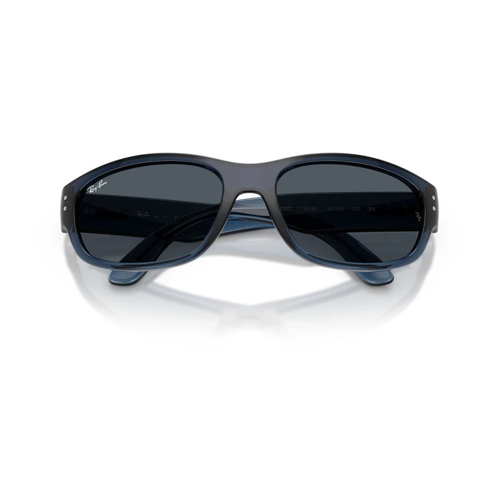 Ray-Ban Sunglasses Kids Balorama Kids Bio-Based - Transparent Blue Frame Grey Lenses 55-16, RB9189S - Image 3