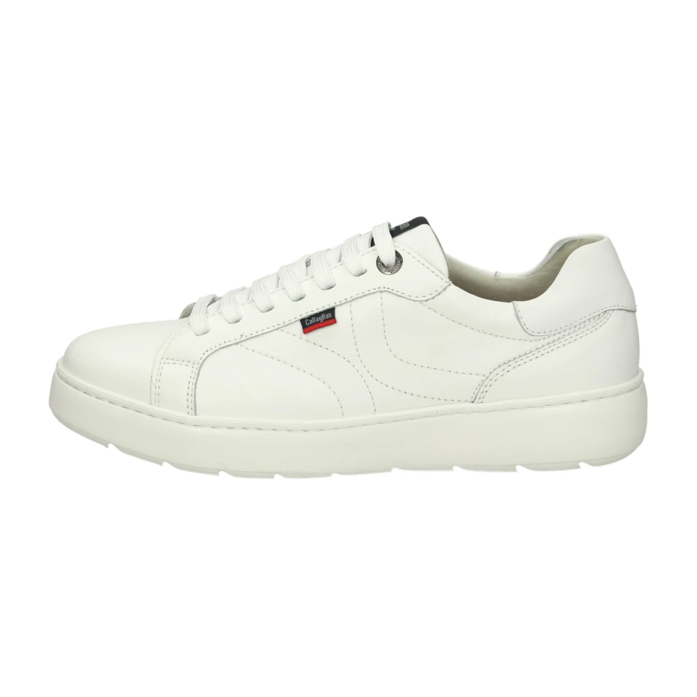Callaghan Aanpassing Sneakers Lichtgewicht Leer Ademend Heren Schoenen Wit