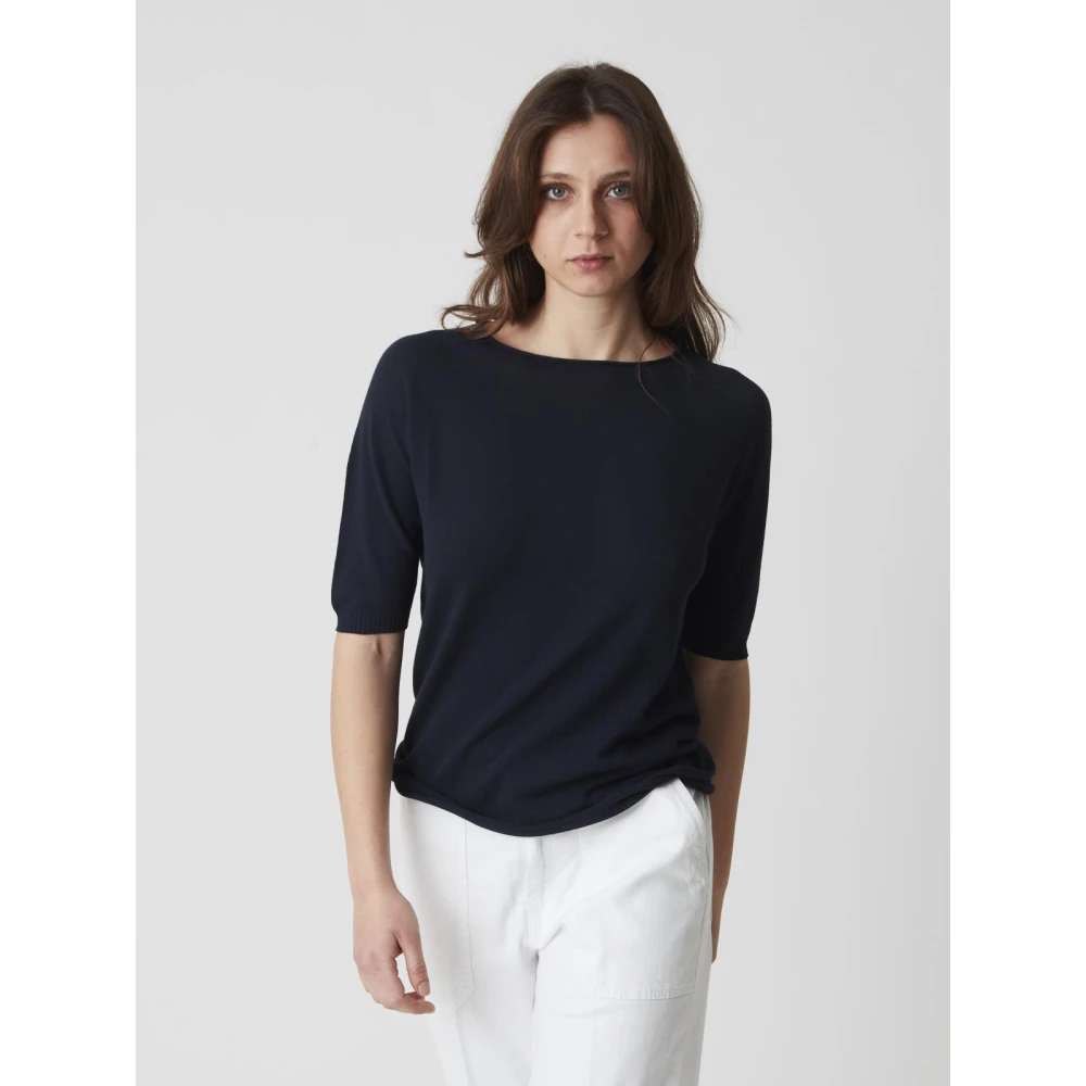 Alpha Studio Dames Crew Neck T-Shirt Blue Dames