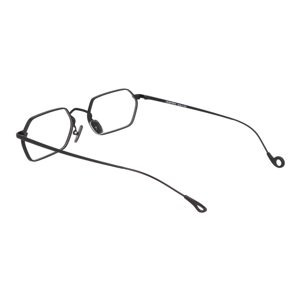 Eyepetizer Stijlvolle Metalen Onregelmatige Bril Black Unisex