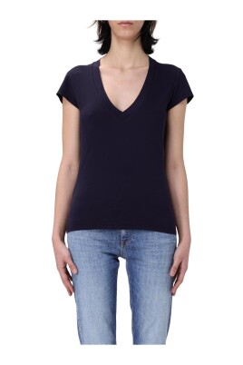 bla-v-hals-t-shirt