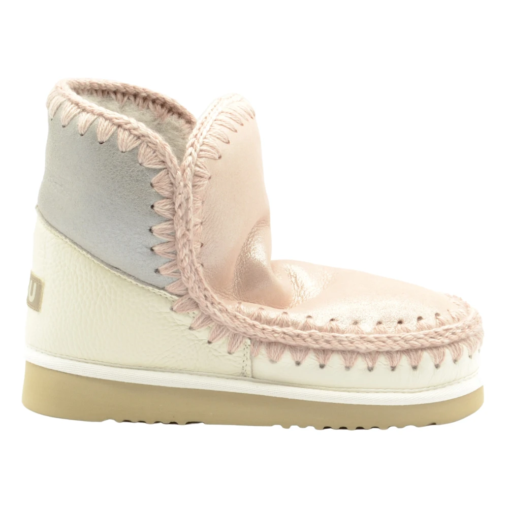 Mou, Skor, Dam, 39 EU, Läder, Päls Eskimo Läder Mocka Boot
