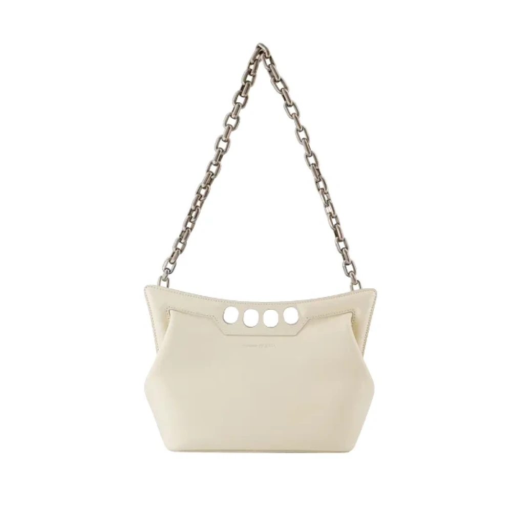 Alexander McQueen Läderhandväskor - Crossbody Kedja Beige, Dam