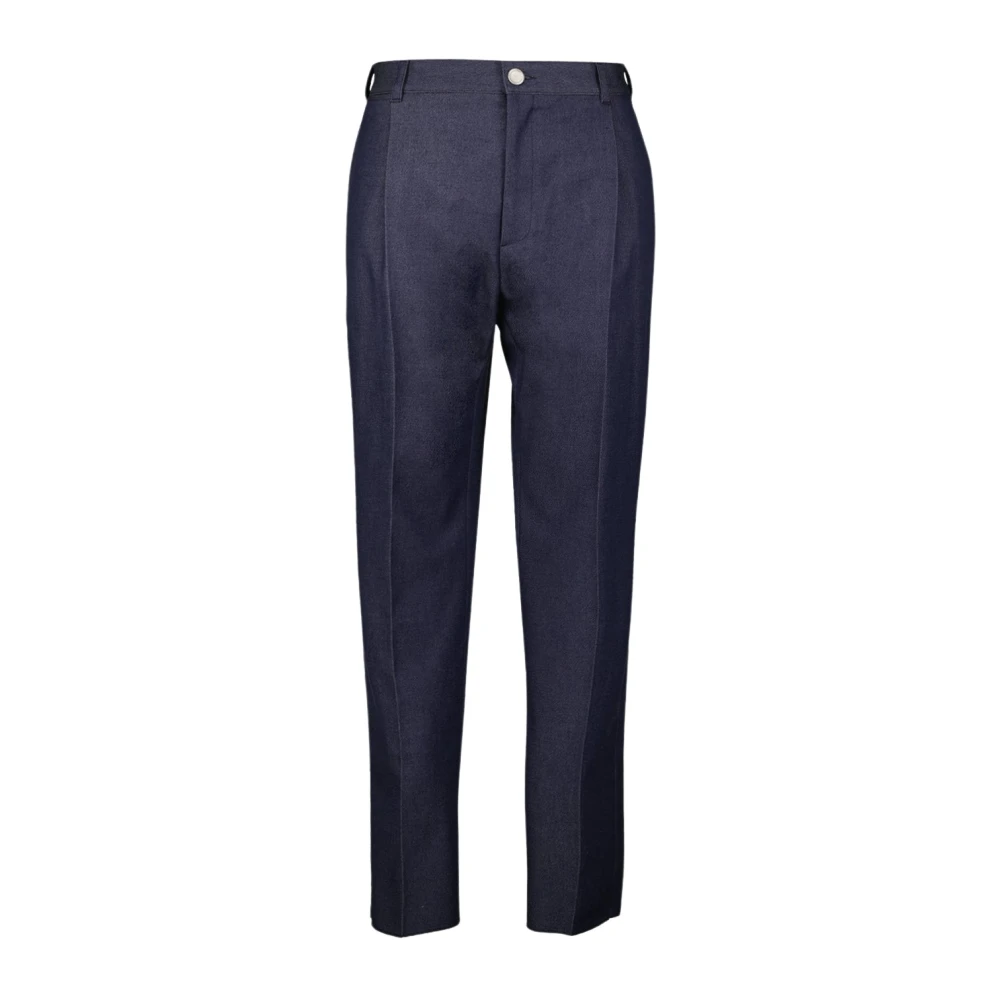 Dior Iconen Plooiende Broek Blauw Kasjmier Blue Heren