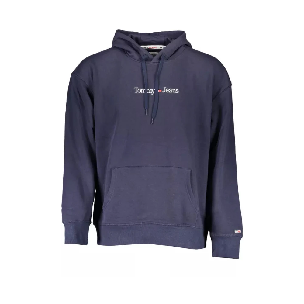 Tommy Hilfiger Men's Blue Hoodies, Xl, Cotton Jumper With Hood