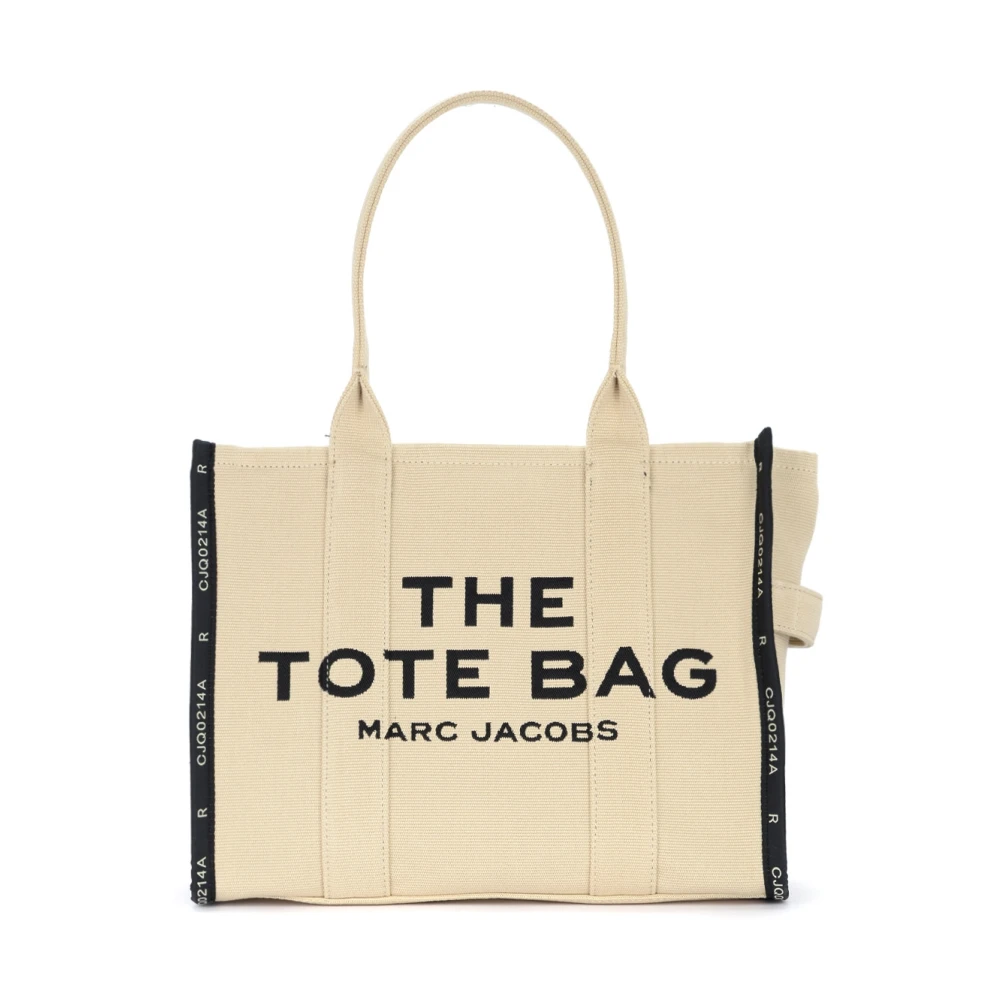 Marc Jacobs The Jacquard Large Tote Bag in Zand Yellow Dames