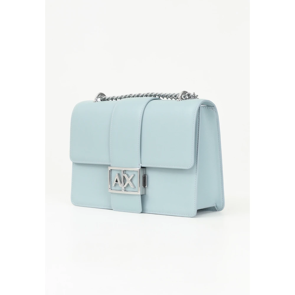 Armani Exchange Elegante Crossbody Tas Blauw Lente Zomer Blue Dames