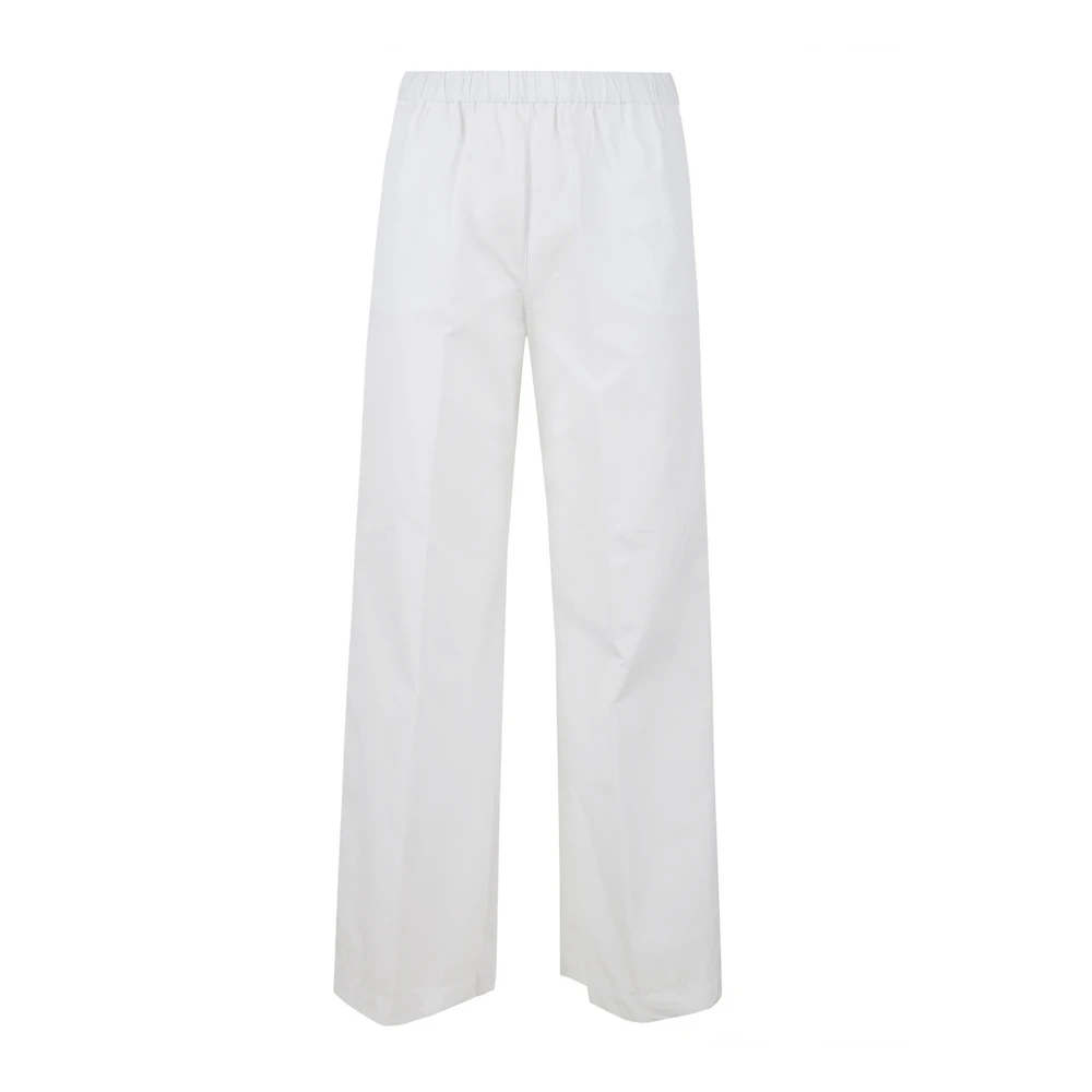 Aspesi Wijde broek White Dames