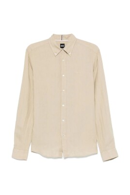 beige-linen-embroidered-logo-shirt