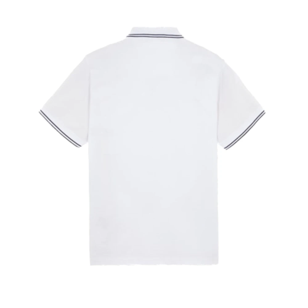 Stone Island Polo Shirts White Heren