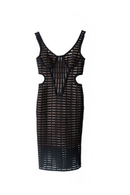 Abito con design cut-out