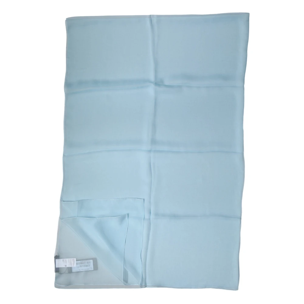 Dolce & Gabbana Women's Blue Silk Stole - Silk Scarves - One Size - Accessories