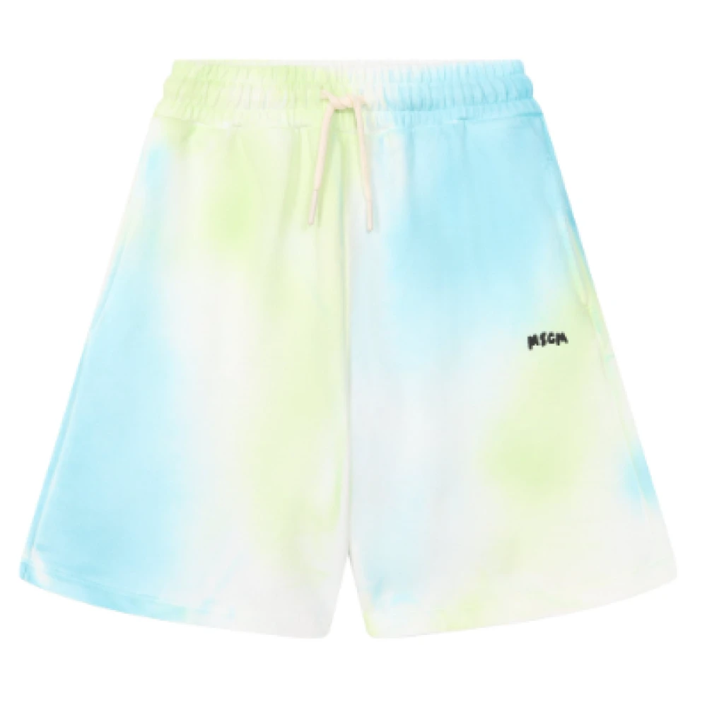Msgm Multicolor Bermuda Shorts - Unisex - Shorts - 10 Y - Kids