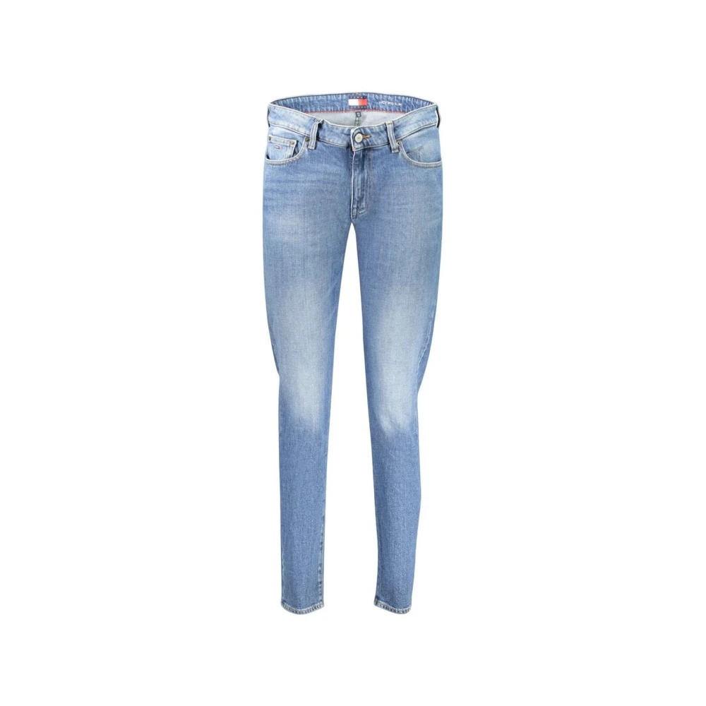 Tommy Hilfiger Women's Blue Skinny Fit Jeans, W31 L32, Cotton Slim Fit Jeans