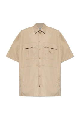 Oversized Skjorta Med Fickor