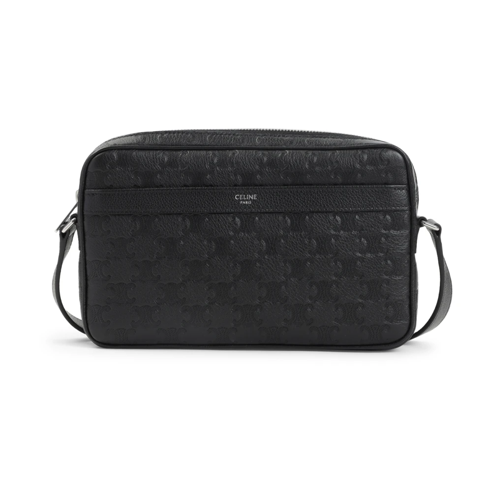 Celine Men's Black Medium Messenger Bag - Cross Body Bags - One Size - Bags