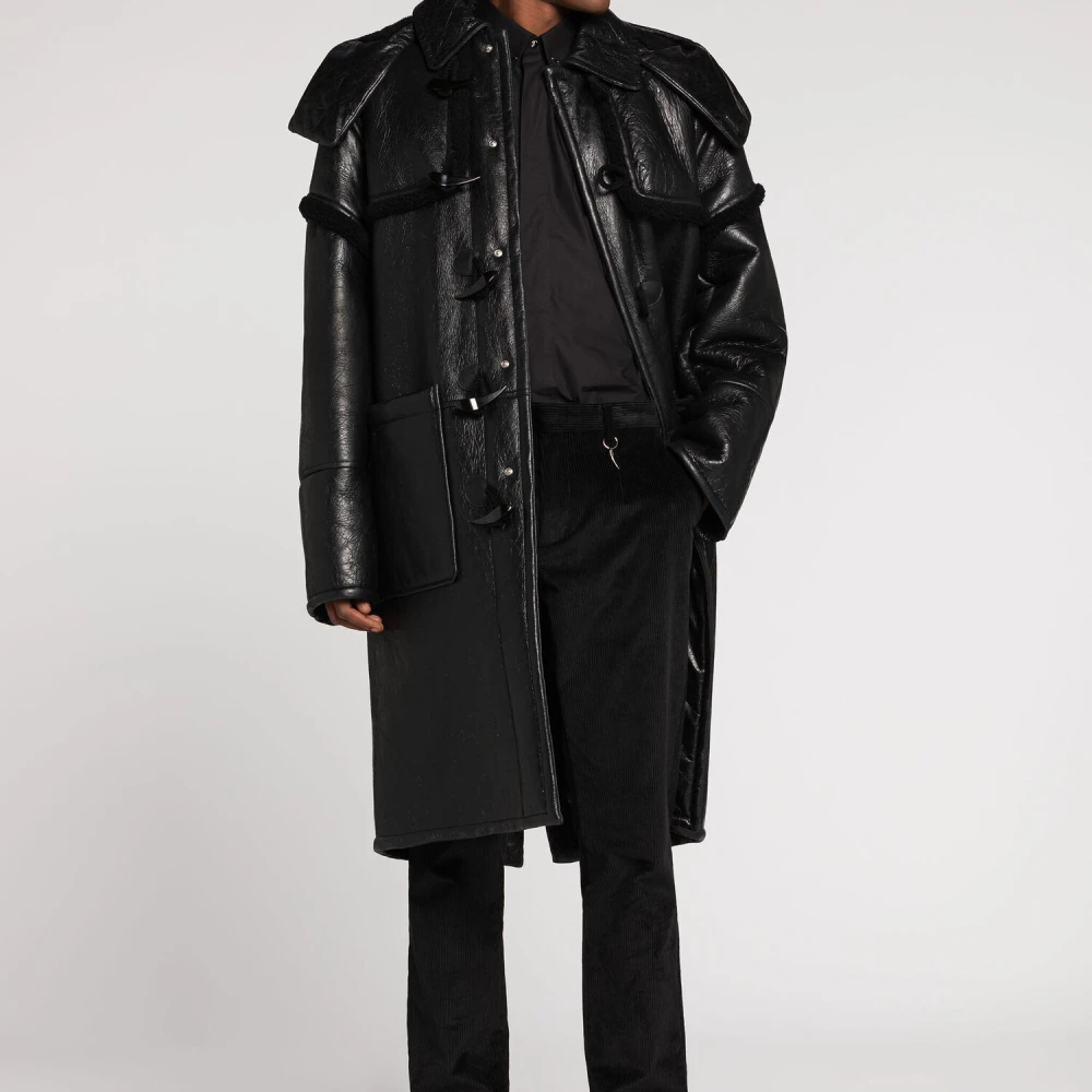 Roberto Cavalli Corduroy Tiger Tooth Broek Black Heren