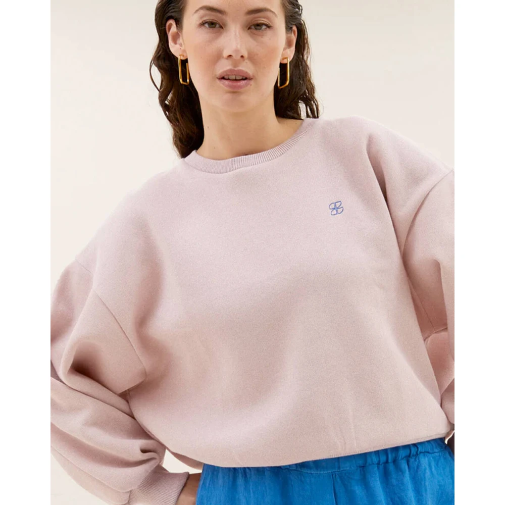 By-Bar Glitter Trui Upgrade Moderne Vrouw Must-Have Pink Dames