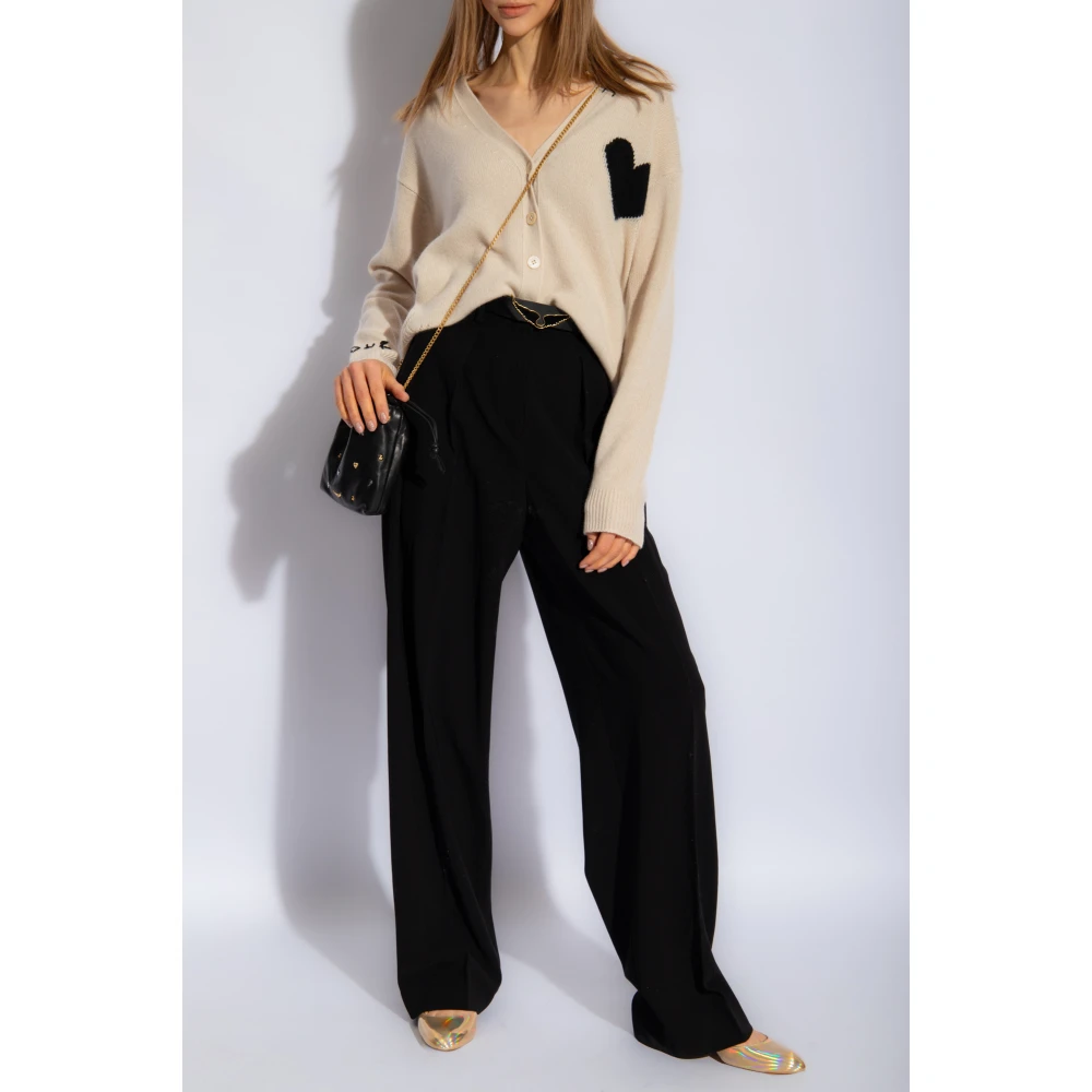 Zadig & Voltaire Mirka cashmere vest Beige Dames