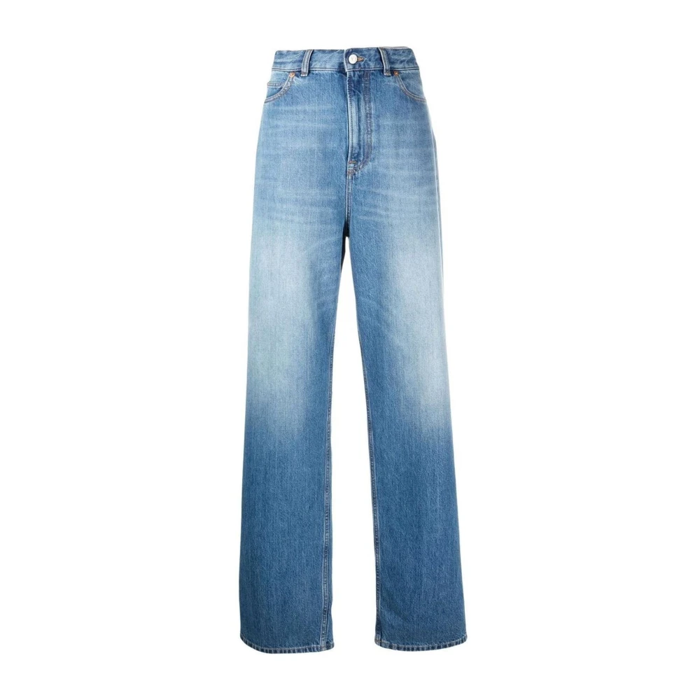 Valentino Archief Patch Jeans Blue Dames
