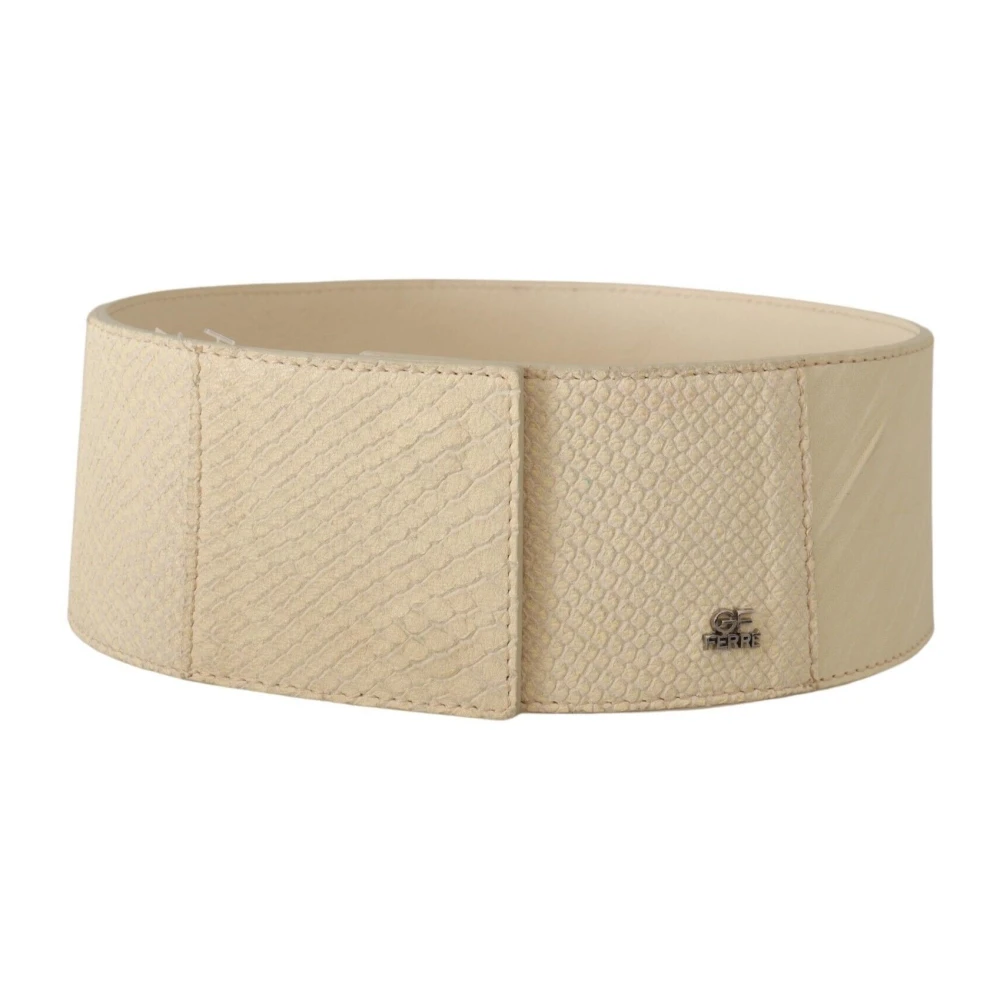 Gianfranco Ferré Beige Belts, Female, One Size, Wide Fashion Belt