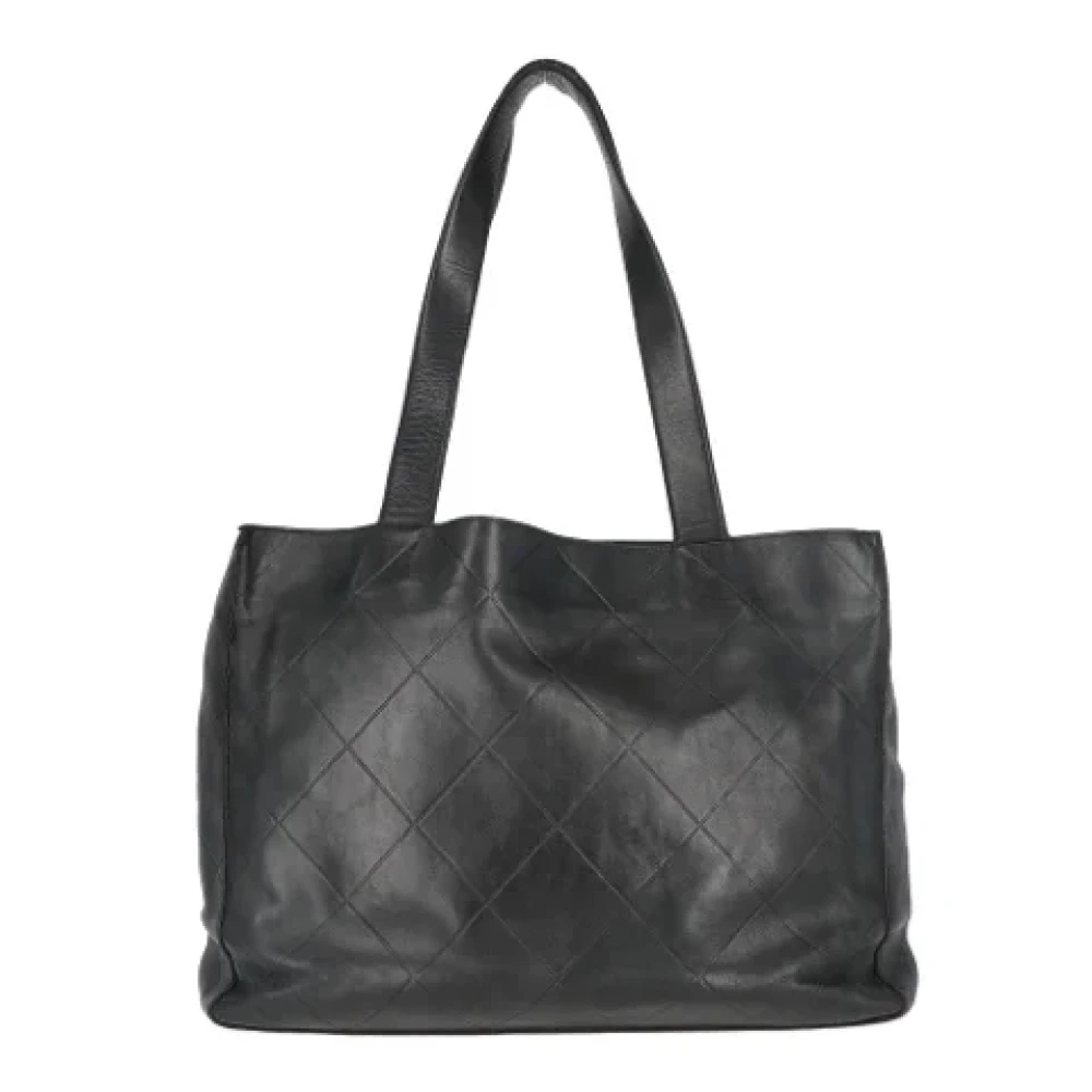 Chanel Vintage Pre-owned Leather chanel-bags Black Dames