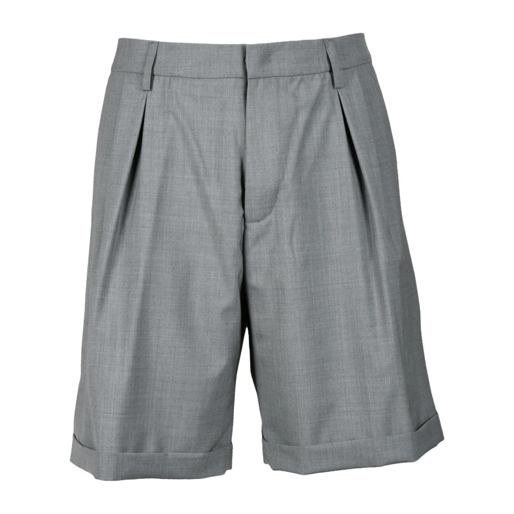 Dondup Wolmix Bermuda Shorts Gray Heren