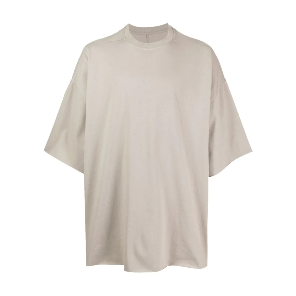 Rick Owens Tommy T Oversized Grijs T-shirt Gray Heren